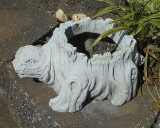 Concrete pool accessory  1of 2 turtles