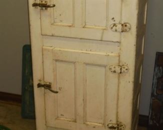 Antique ice box all intact
