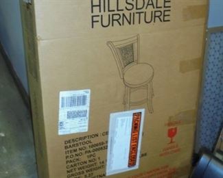 NIB un-opened Hilldale furniture barstool