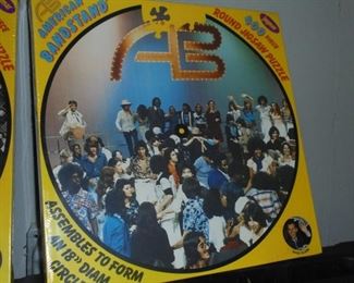 RARE mid century all 4 of the complete series American Bandstand 400 piece jigsaw puzzles.  NIB Never opened  shown 1960's