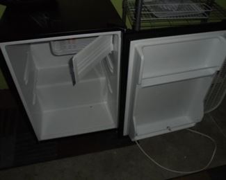 Small black HAIER refrigerator 