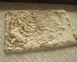 Furry rug