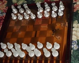 Wood chess board