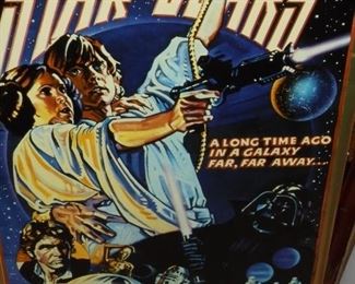 NEW Metal poster 'Along time ago in a galaxy far far away' 