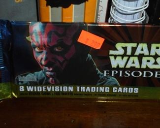 Star Wars:  8 widevision trading cards packs (5 packs)