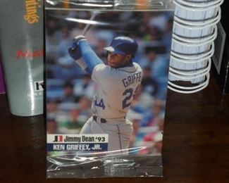 Ken Griffey Jr. 1993   Jimmy Dean Baseball card