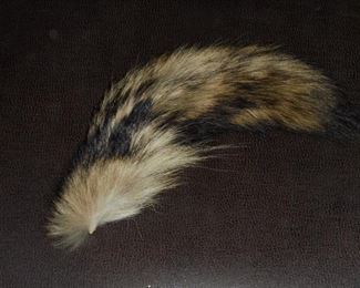 Brown mink tail