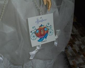 Effanbee Cinderella doll w/glass case