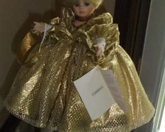 Princeton Gallery Cinderella doll porcelain  Franklin Mint