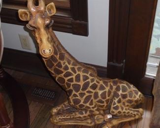 Cast giraffe