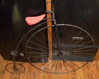 Decorative big wheel bike