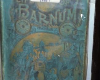 Antique hard cover book 'Life of P.T. Barnum' 1866