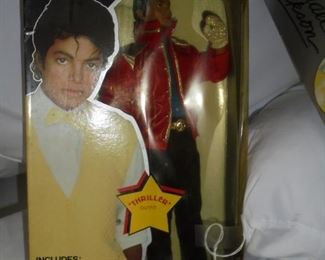 Michael Jackson doll in original box Thriller