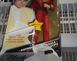 Michael Jackson doll in original box Beat It