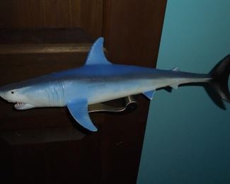 Blue rubber shark