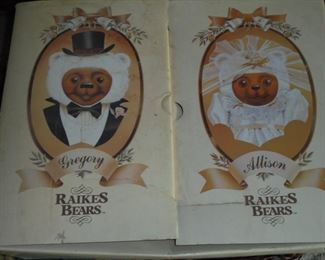 Gregory & Allison raikes bears in original box