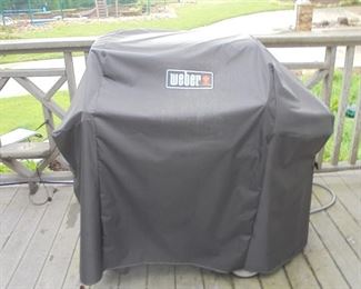 Weber gas grill w/cover