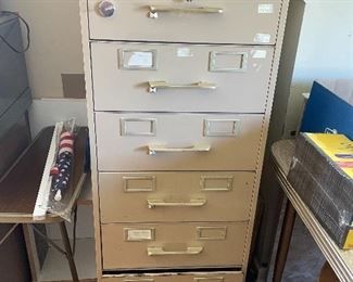 Card Catalog Type Cabinet