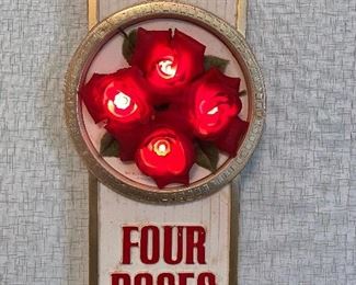 Vintage Four Roses Bar Sign