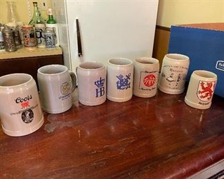 German Stoneware Mugs