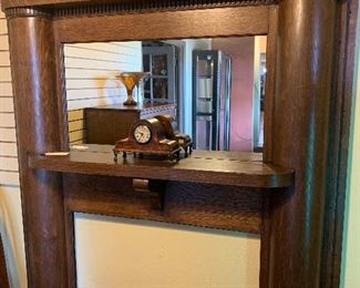 Tiger Oak Antique Hotel mantel