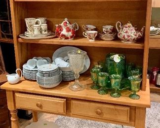 light wood cabinet for kitchen or dining area