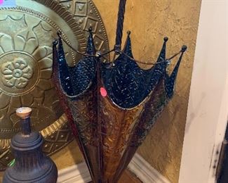 metal umbrella stand