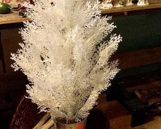 smaller white Christmas tree