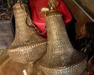 huge hanging swag style light fixtures