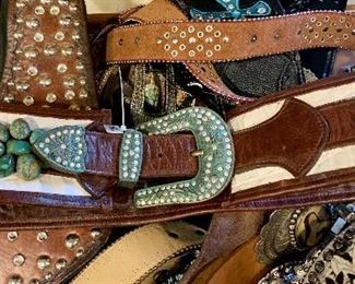 stunning collection of belts ( 50% off price marked)