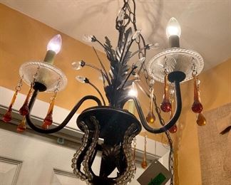 look up! Chandelier lighting is everywhere