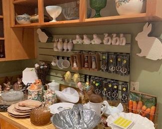 kitchen items and serving pieces