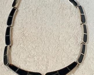 Taxco 950 silver signed necklace ( we have the matching bracelet)