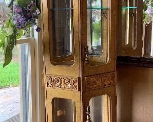 octagonal display cabinet