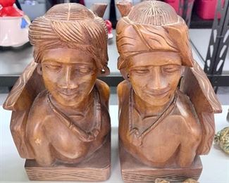 carved wooden figures