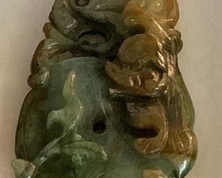 beautiful carved jade piece