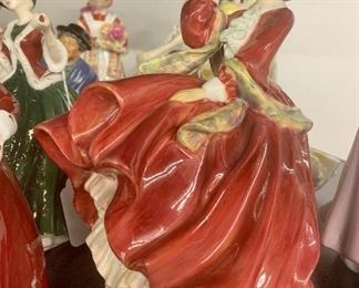 Royal Doulton lady figurines