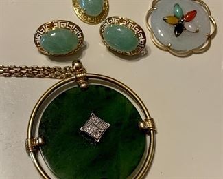 Beautiful jade jewelry