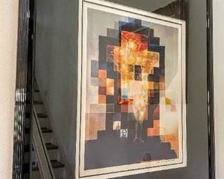 Salvador Dali - "Gala Nude/ Abraham Lincoln" Numbered Offset Lithograph 1/CCC Published by Investment Art Publishing 1980 21" x 16" (21 Prints Available)