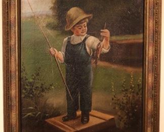 Original Oil on Canvas by Benj. Maddox