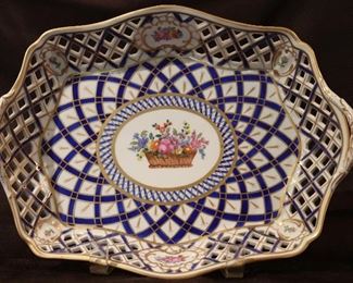 Dresden Porcelain Basket