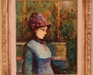 Original Oil on Masonite by "Donald Purdy"