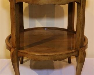 Leather top Occasional Table