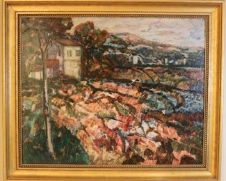 Original Oil on Masonite by "Donald Purdy"