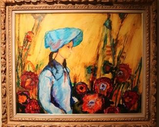 Original Oil on Masonite by "Donald Purdy"