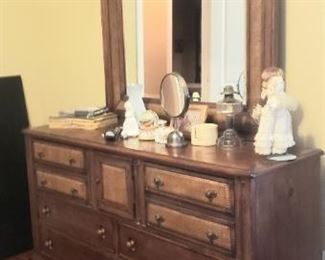 triple dresser with mirror (matches chest-of-drawers)