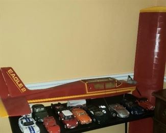 Eagle 2 Plane Kit from 1990s with 4' wing span. Needs servo kit and remote control