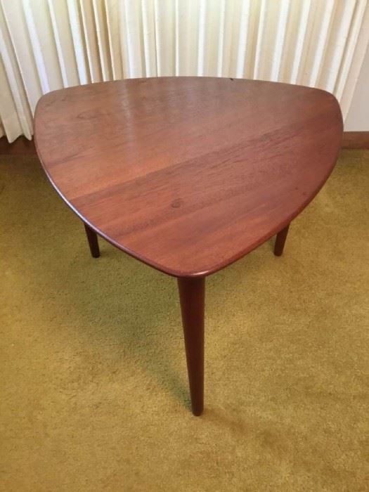 Gustav Bahus Teak Triangle Table