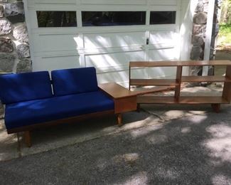 MCM Couch and Bookcase