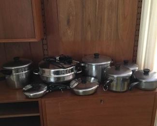 Revereware and Farberwear Pots Pans